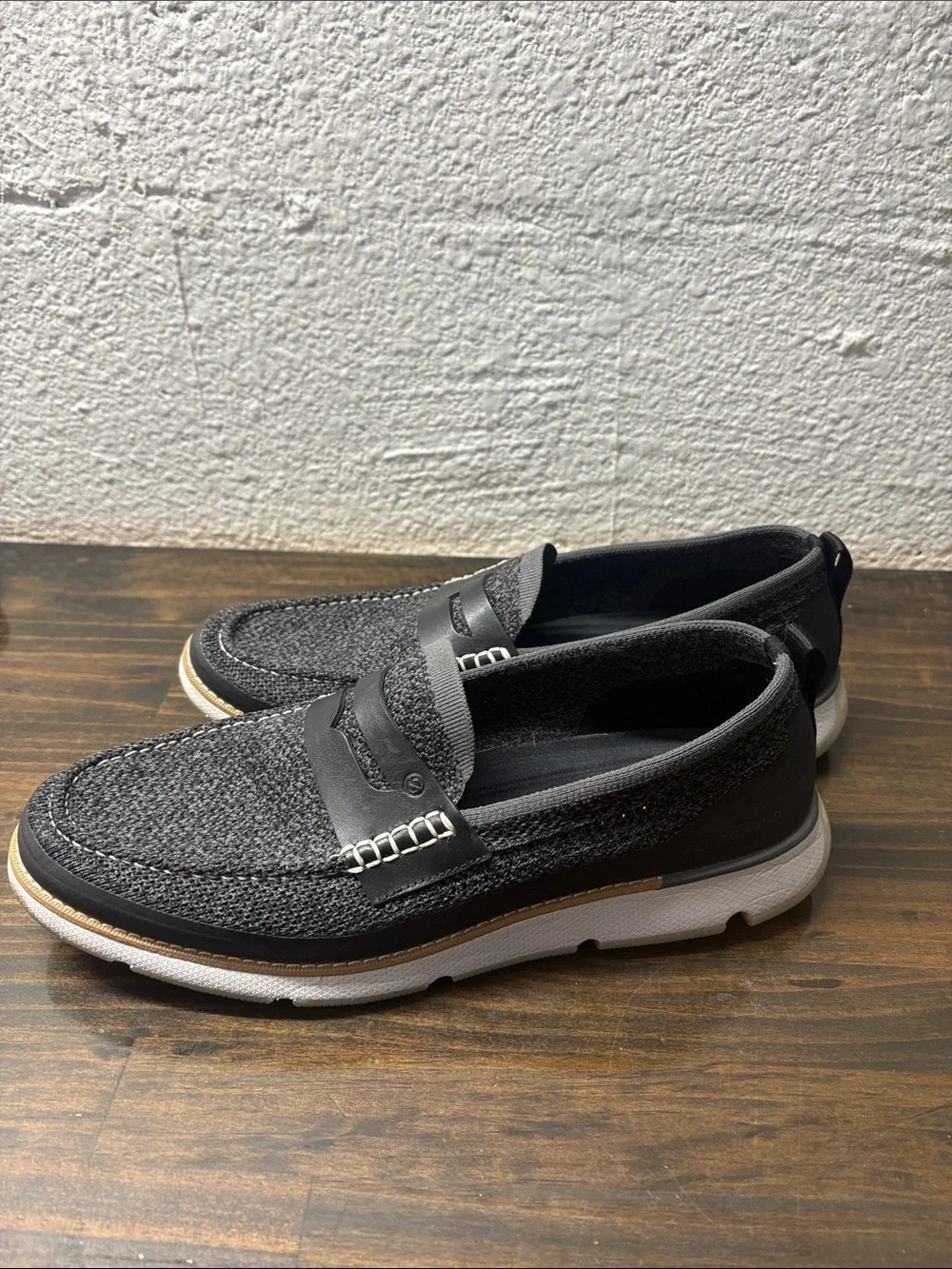 Cole Haan Zero Grand 360Men's Casual Slip-On Loafers in Charcoal Gray